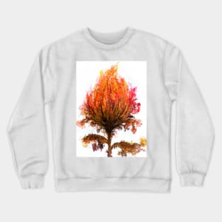 Crazy Red Flower 2 Crewneck Sweatshirt